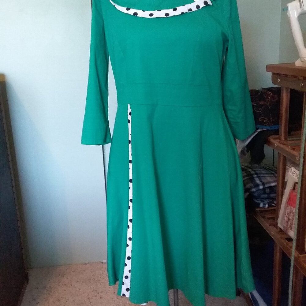 Flirty green dress